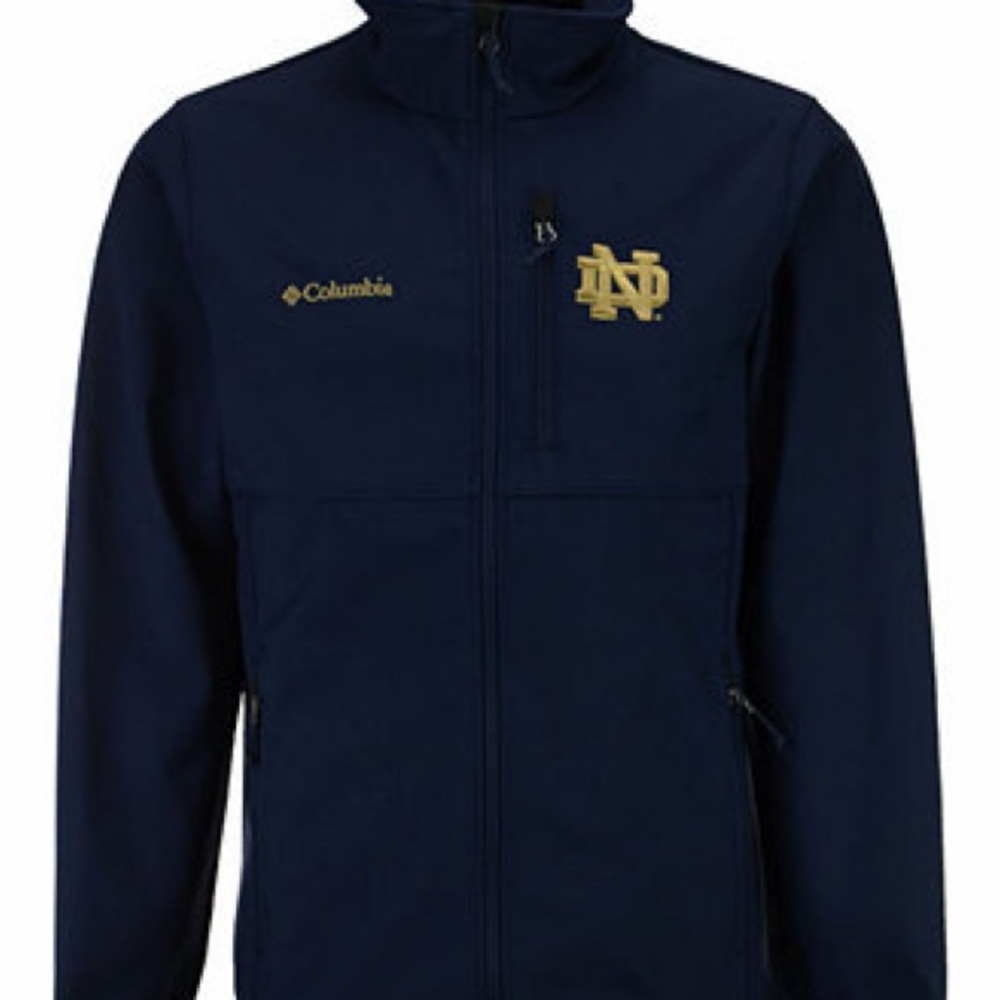 Notre Dame Columbia Dark Blue Windproof Jacket